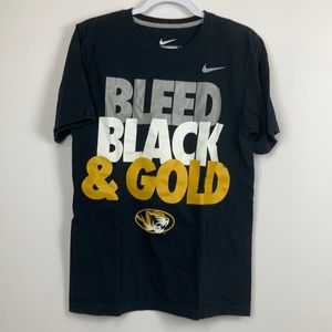 Nike Bleed Black and Gold Short Sleeve T-Shirt
